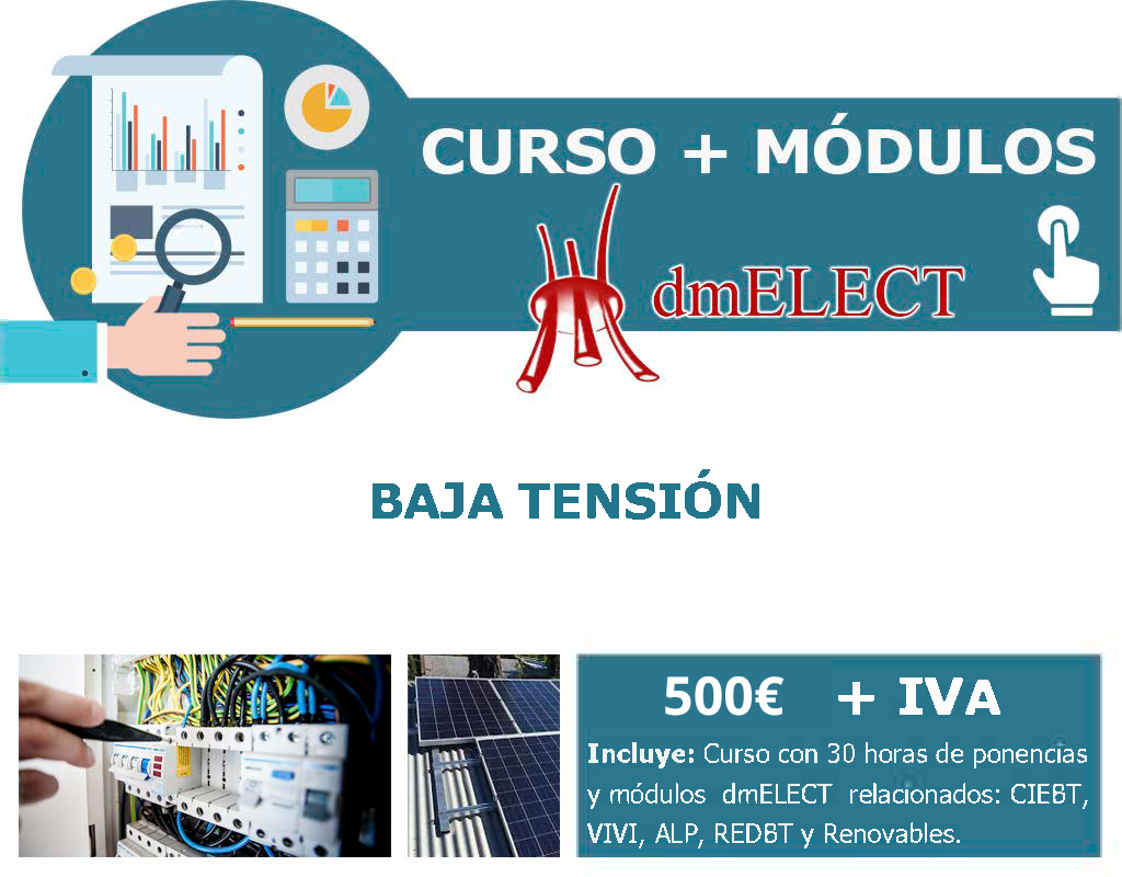Curso BAJA TENSIÓN + Módulos (CIEBT, VIVI, ALP, REDBT y RENOVABLES)