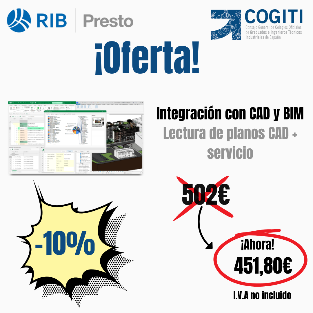 Presto Módulo Lectura de planos CAD + Servicio