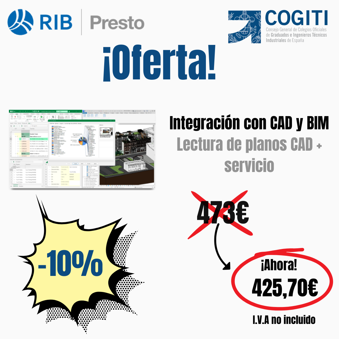 Presto Módulo Lectura de planos CAD + Servicio